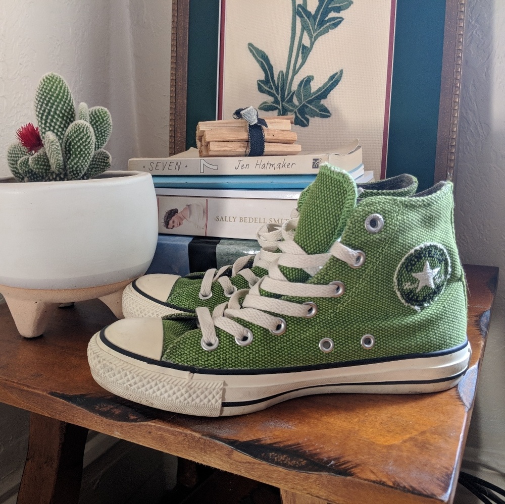 Converse Green High Tops
